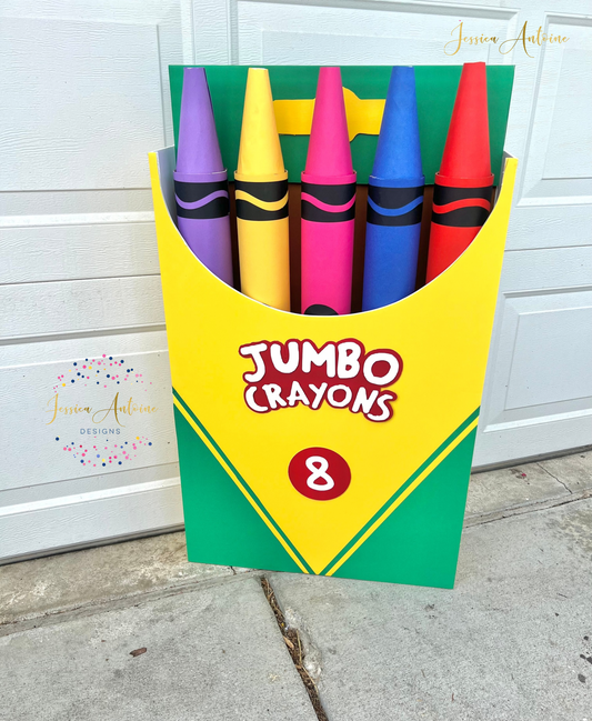 Oversized Crayon Props