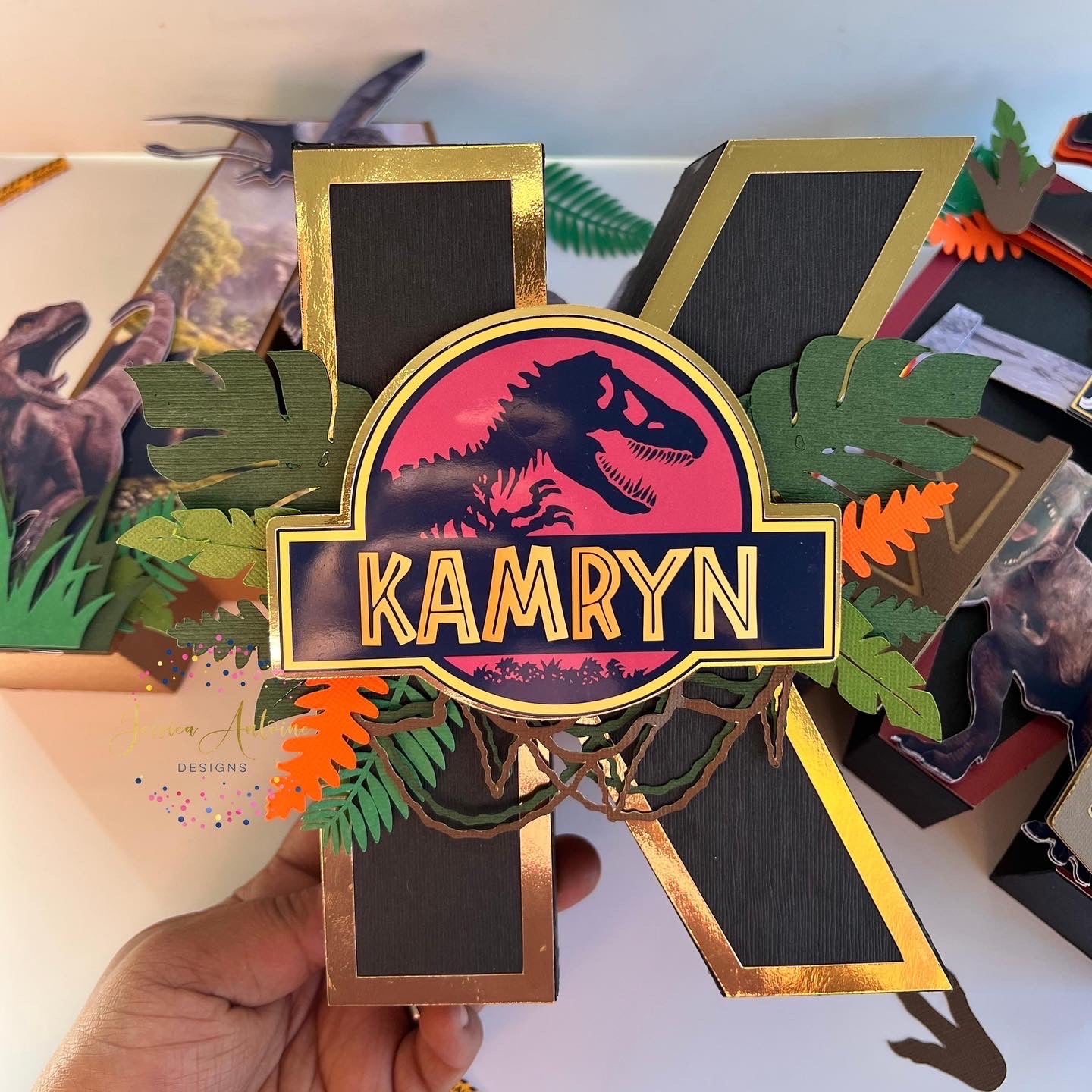 Jurassic Park 3D Letters