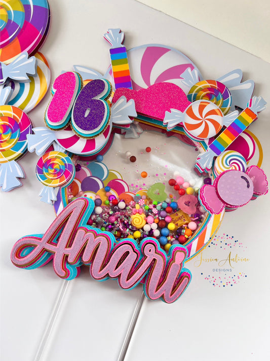 Candy Cake Topper - Candy Cake Topper