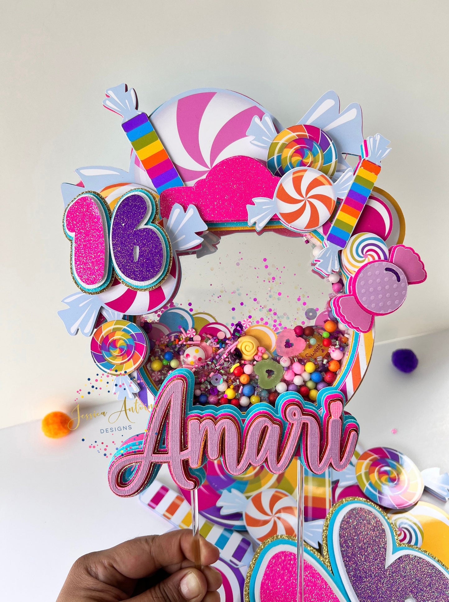 Candy Cake Topper - Candy Cake Topper