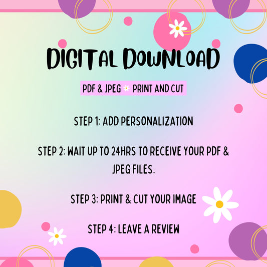 Amy Rose Party Digital Cake Topper - Printable Cake Topper