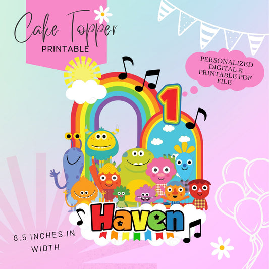 Super Simple Songs Digital Cake Topper - Printable Cake Topper
