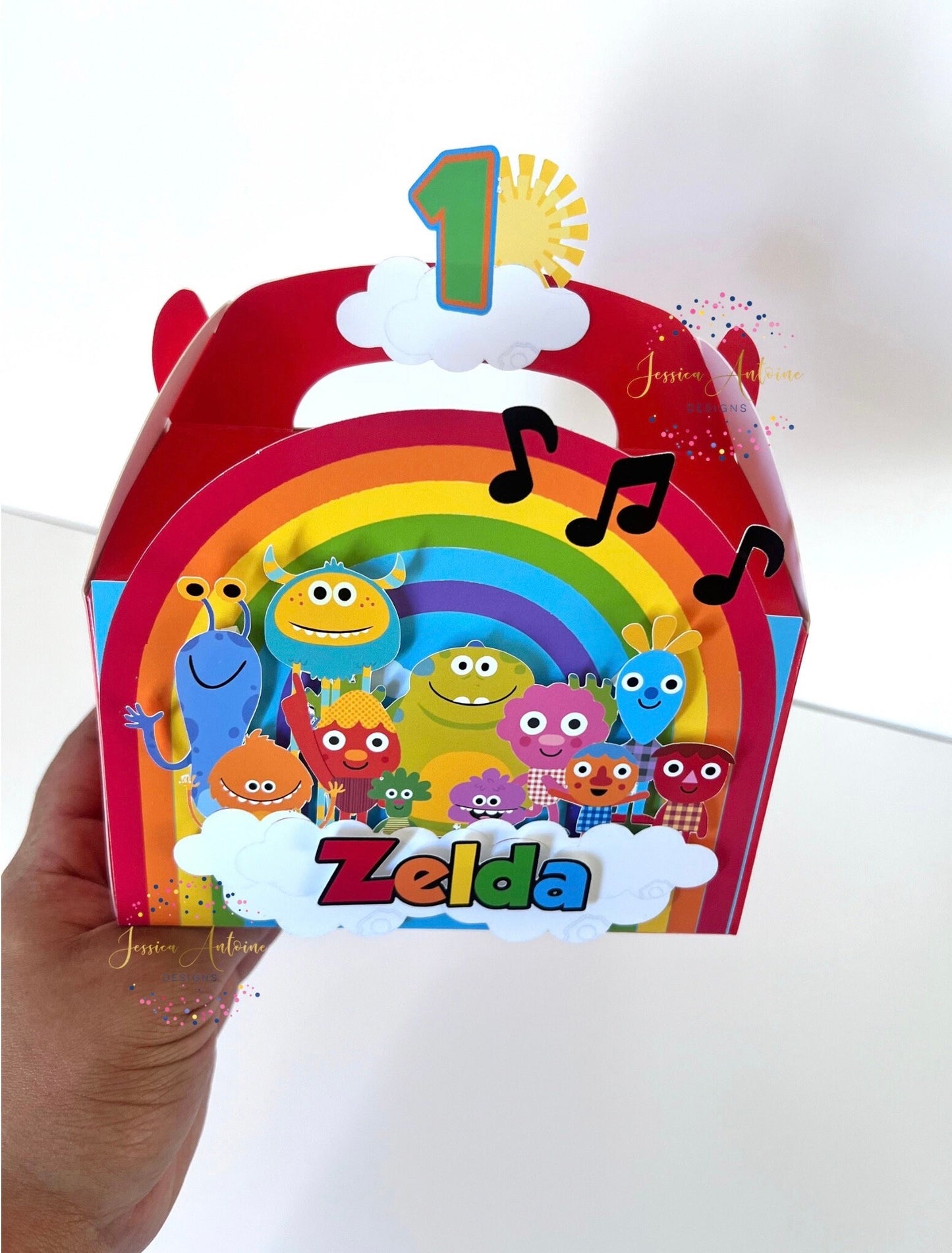 Super Simple Songs Favor Box - Simple Songs Birthday - Noodle and Pals Favor Box