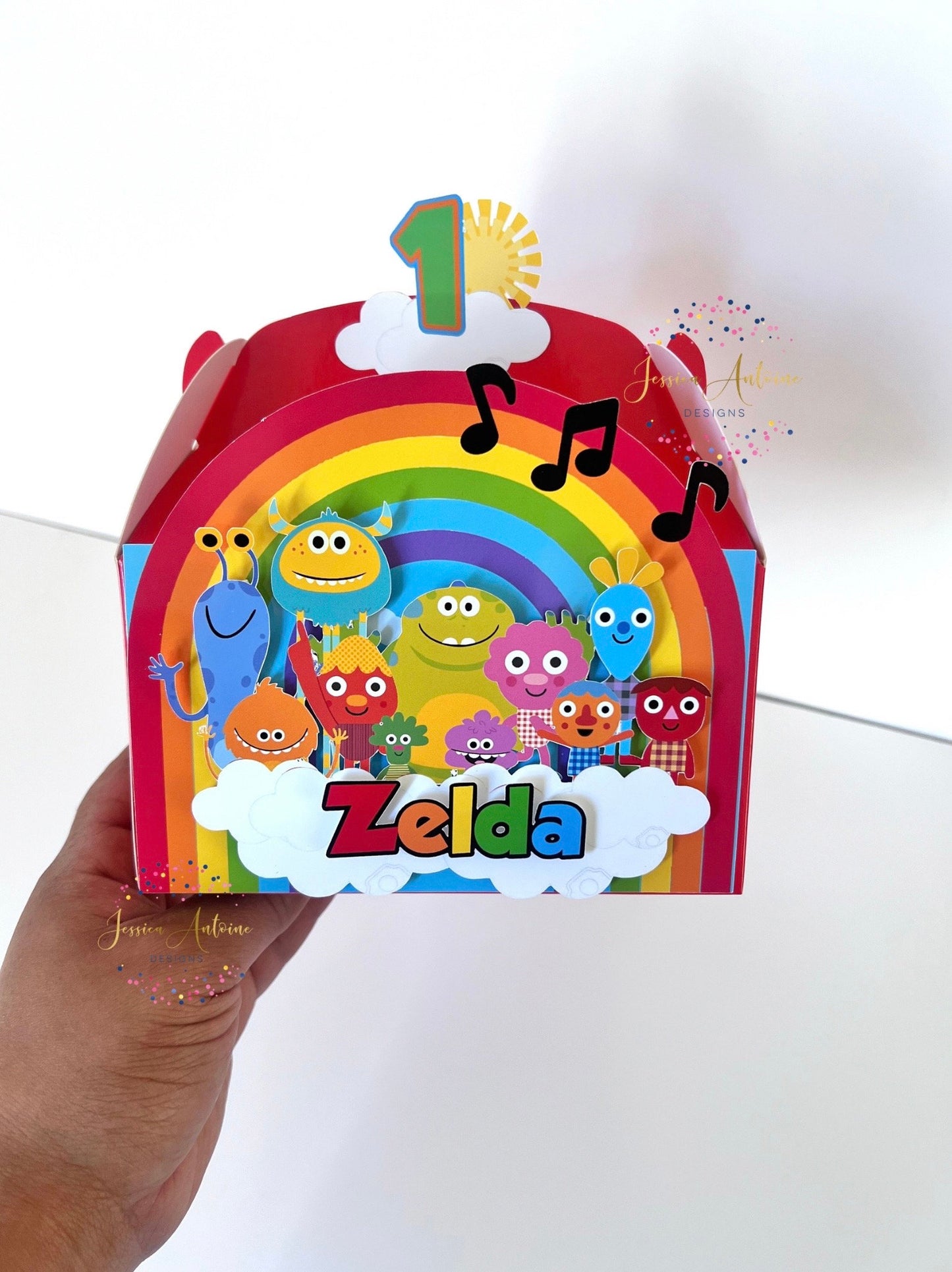 Super Simple Songs Favor Box - Simple Songs Birthday - Noodle and Pals Favor Box