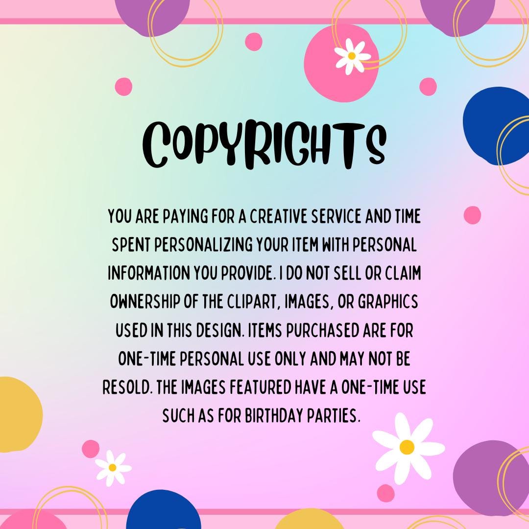 Groovy Printable Cake Topper - Made to Order - Digital Cake Topper