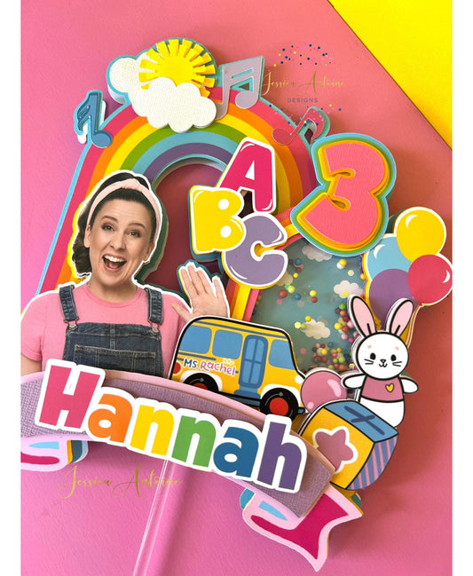 Ms Rachel Cake Topper - Ms Rachel Custom