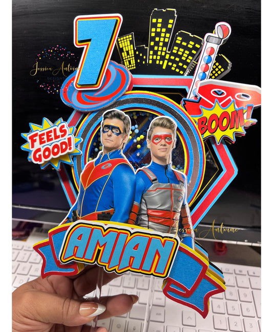 Henry Danger Shaker Cake Topper - Henry Danger Custom Cake Topper
