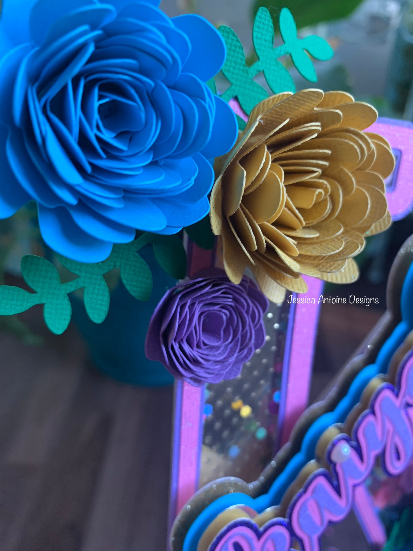 Floral Birthday Caketopper