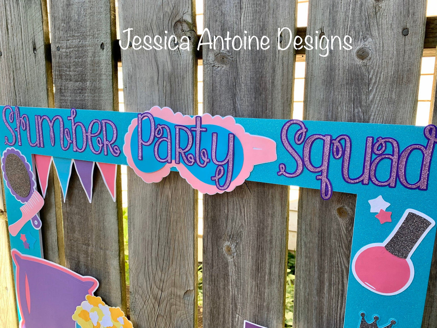 Slumber Party Frame - Sleepover Frame - Slumber Party