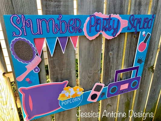 Slumber Party Frame - Sleepover Frame - Slumber Party