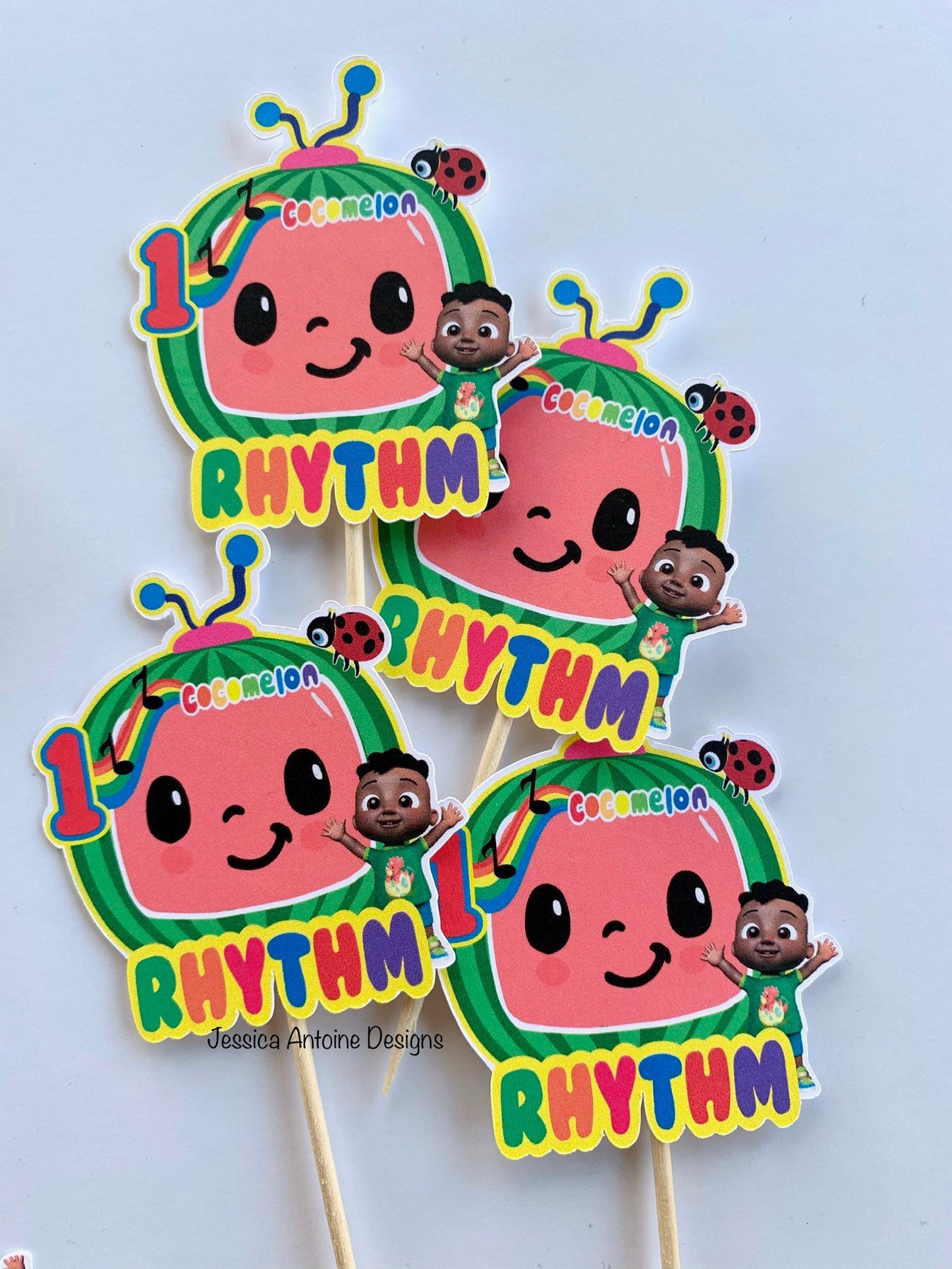 Melon Cupcake Toppers