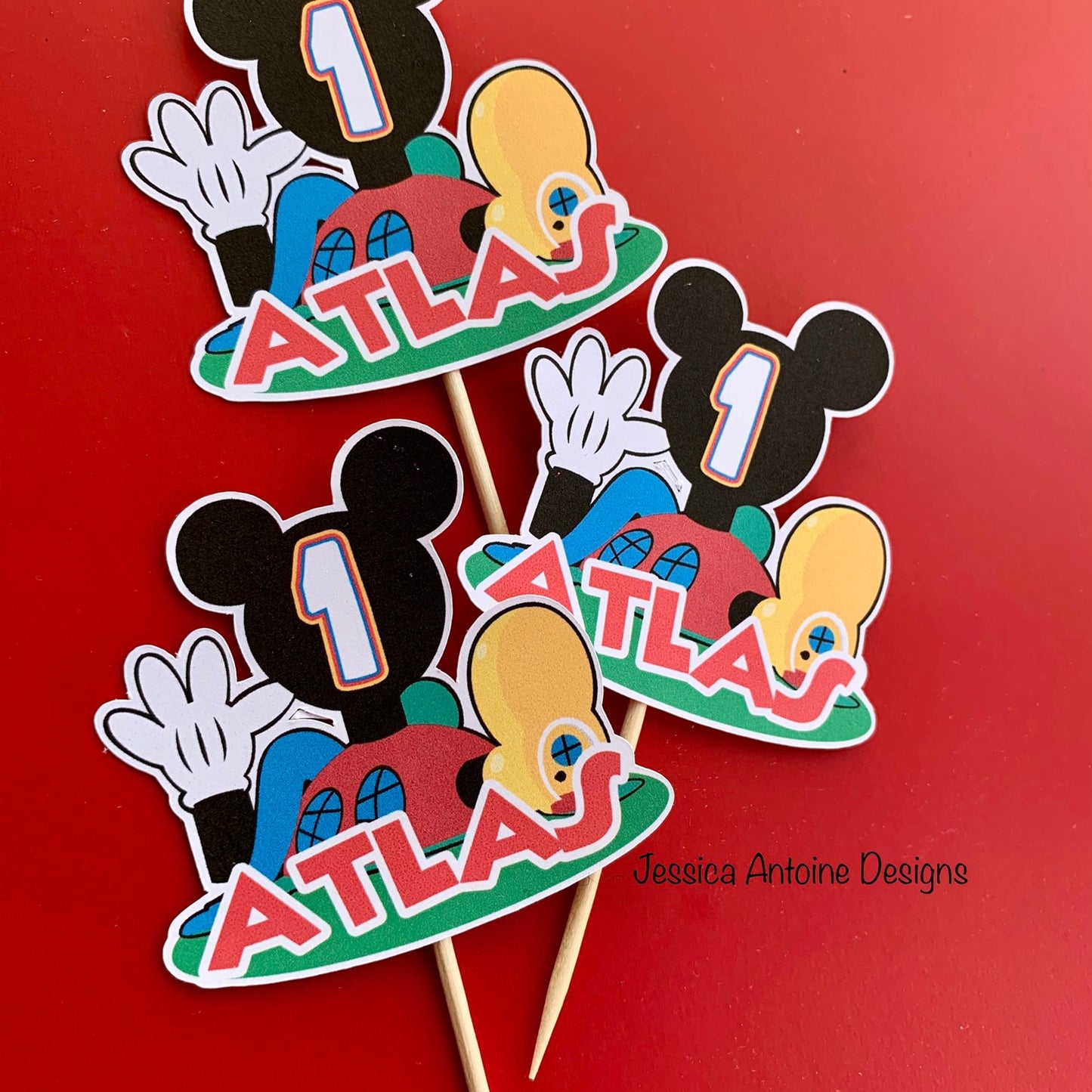 Mouse Cupcake Toppers