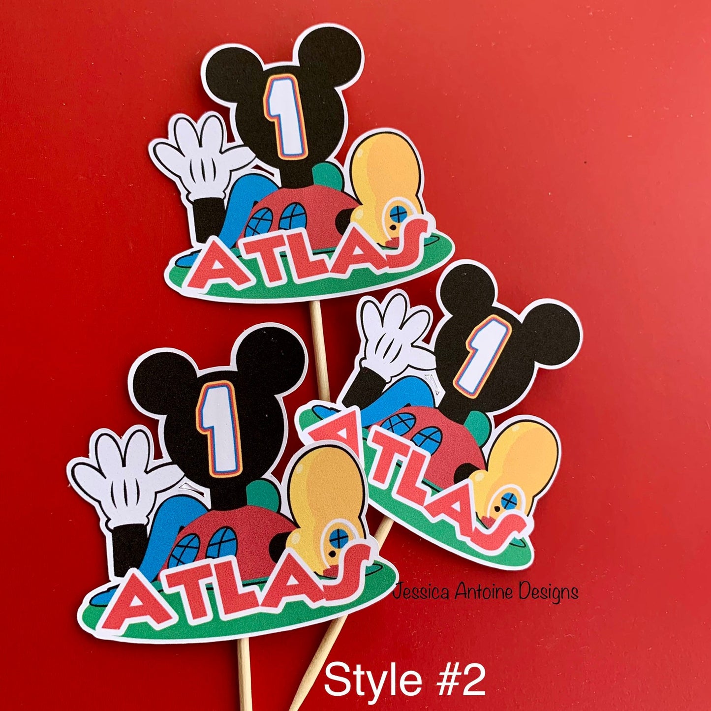 Mouse Cupcake Toppers