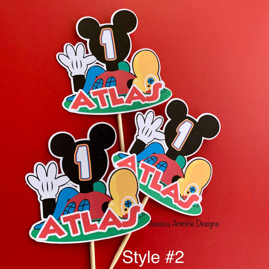 Mouse Cupcake Toppers