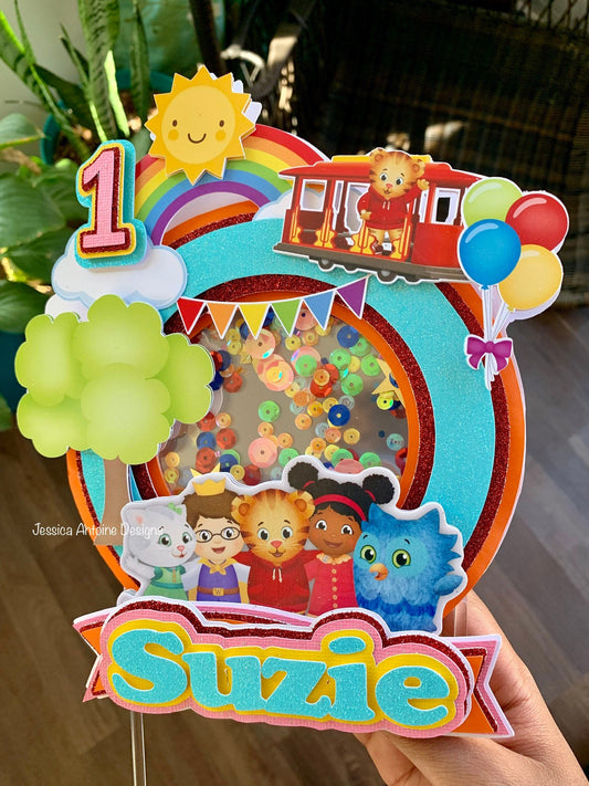 Tiger Shaker Cake Topper