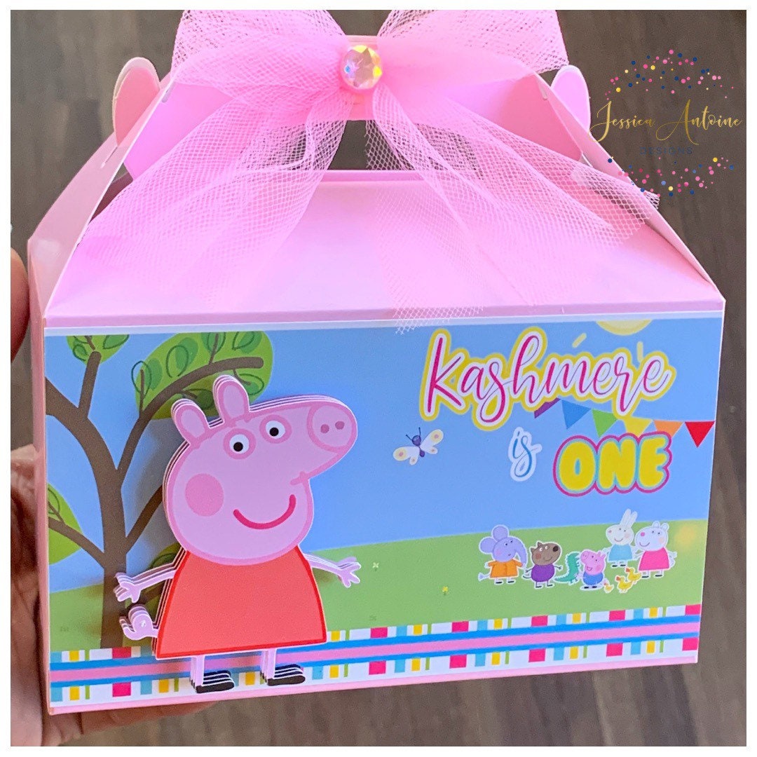 Pig Favor Gable Boxes