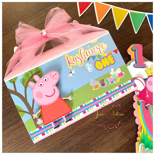 Pig Favor Gable Boxes