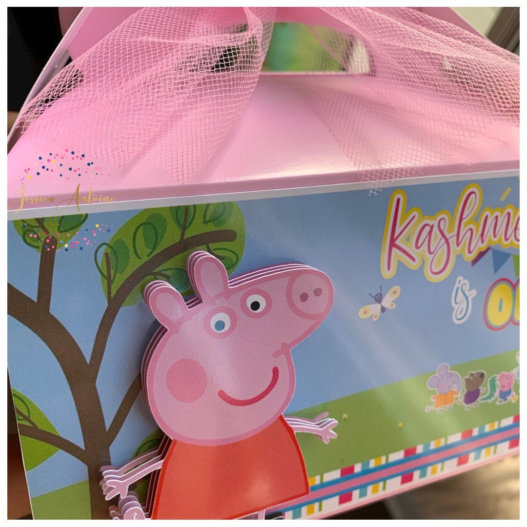 Pig Favor Gable Boxes