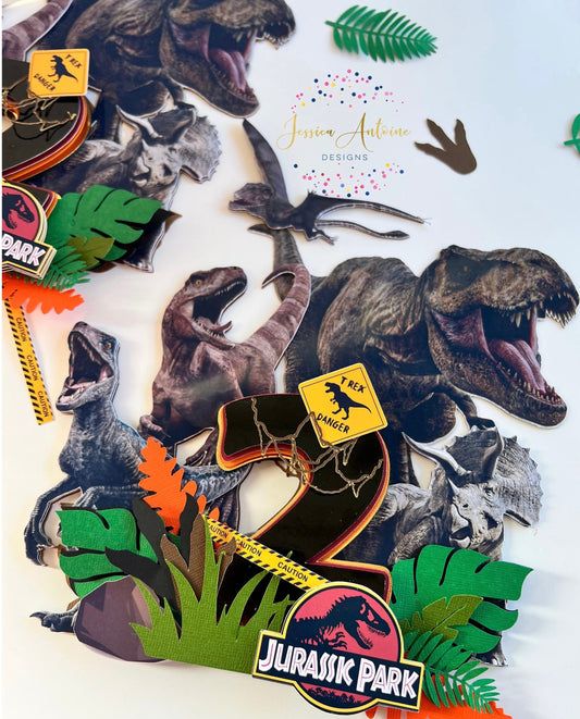 Jurassic Park Centerpiece Stick, Jurassic World Centerpiece