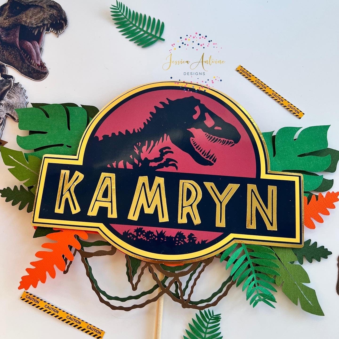 Jurassic Park Centerpiece Stick, Jurassic World Centerpiece