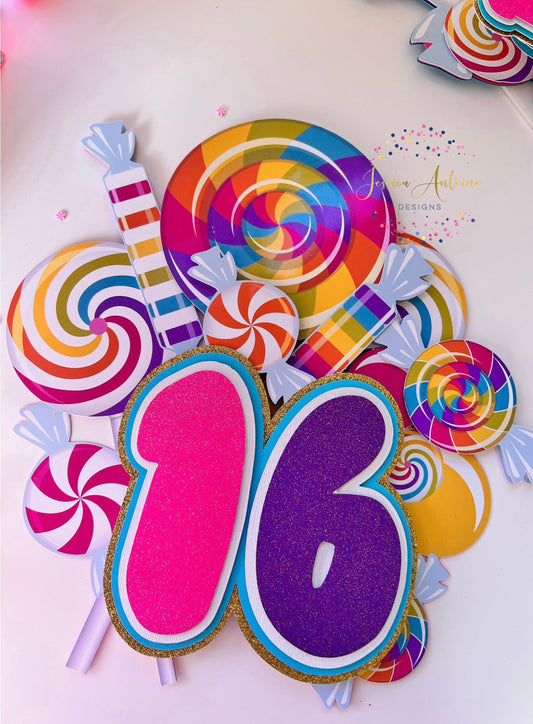 Candy Centerpiece Stick, Candy Land Centerpiece