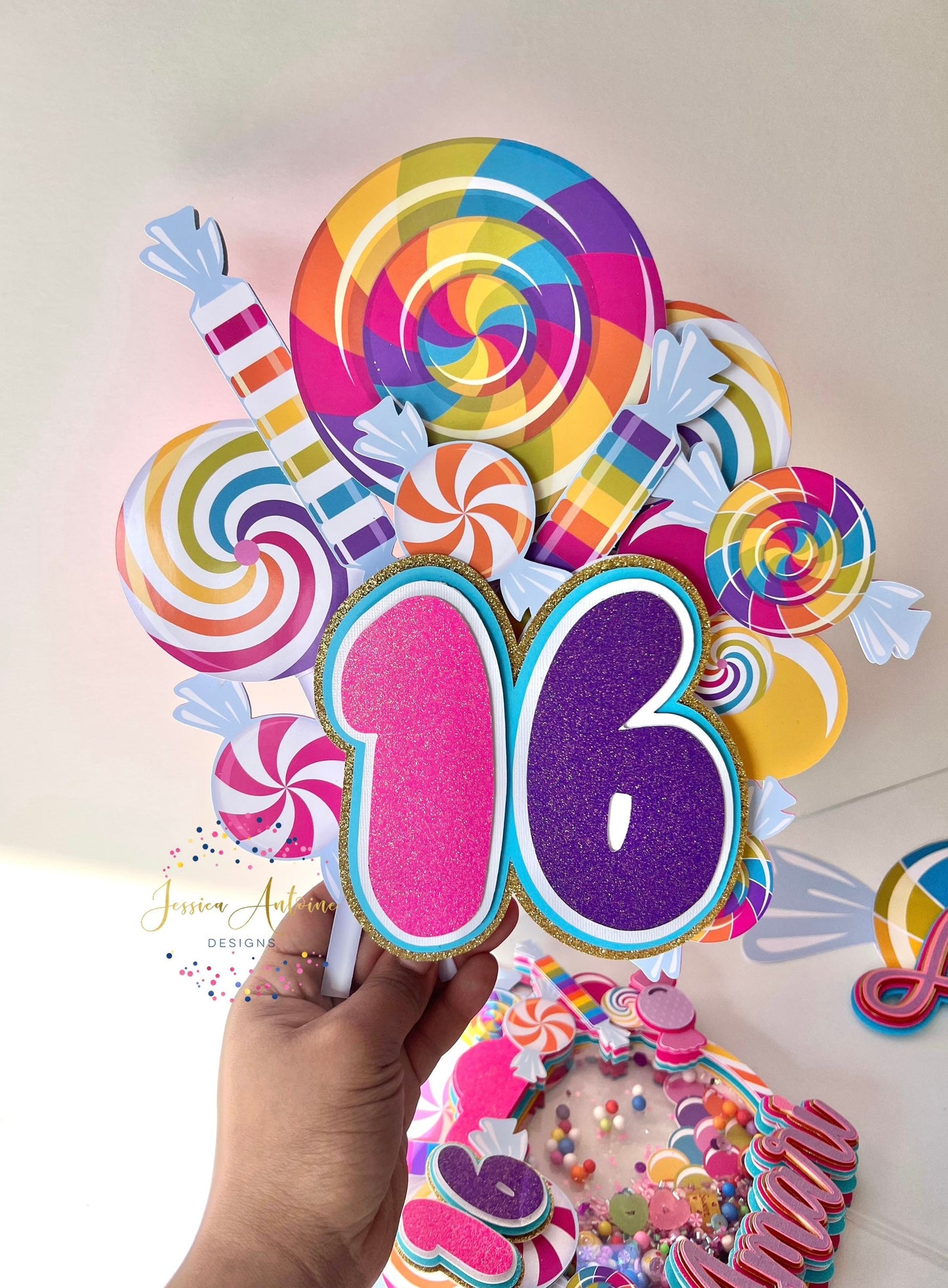 Candy Centerpiece Stick, Candy Land Centerpiece