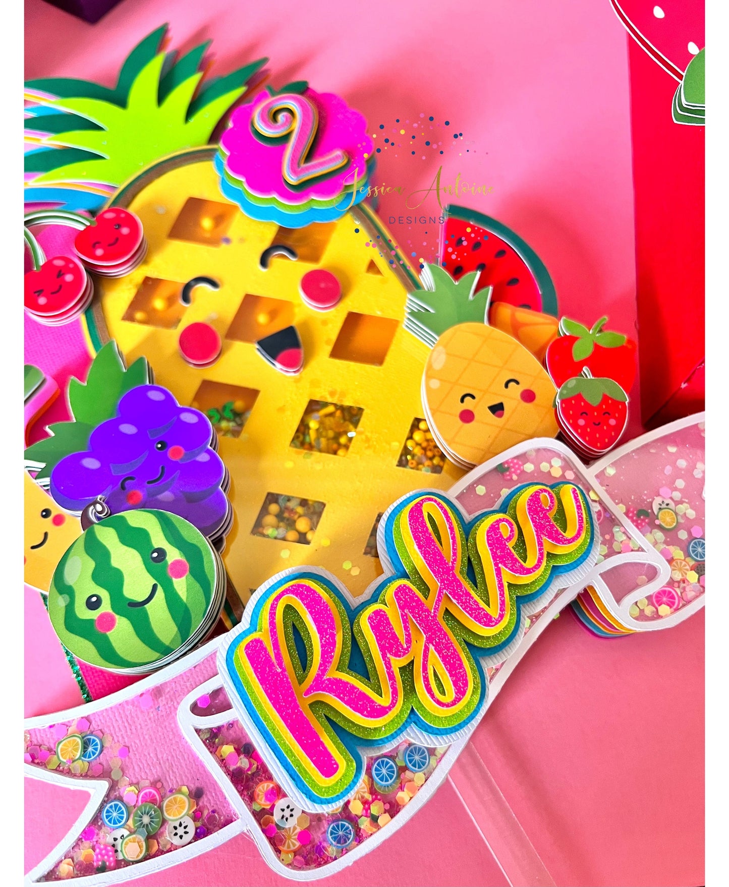 Tutti Fruity Cake Topper