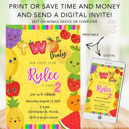 Tutti Fruity Invitation
