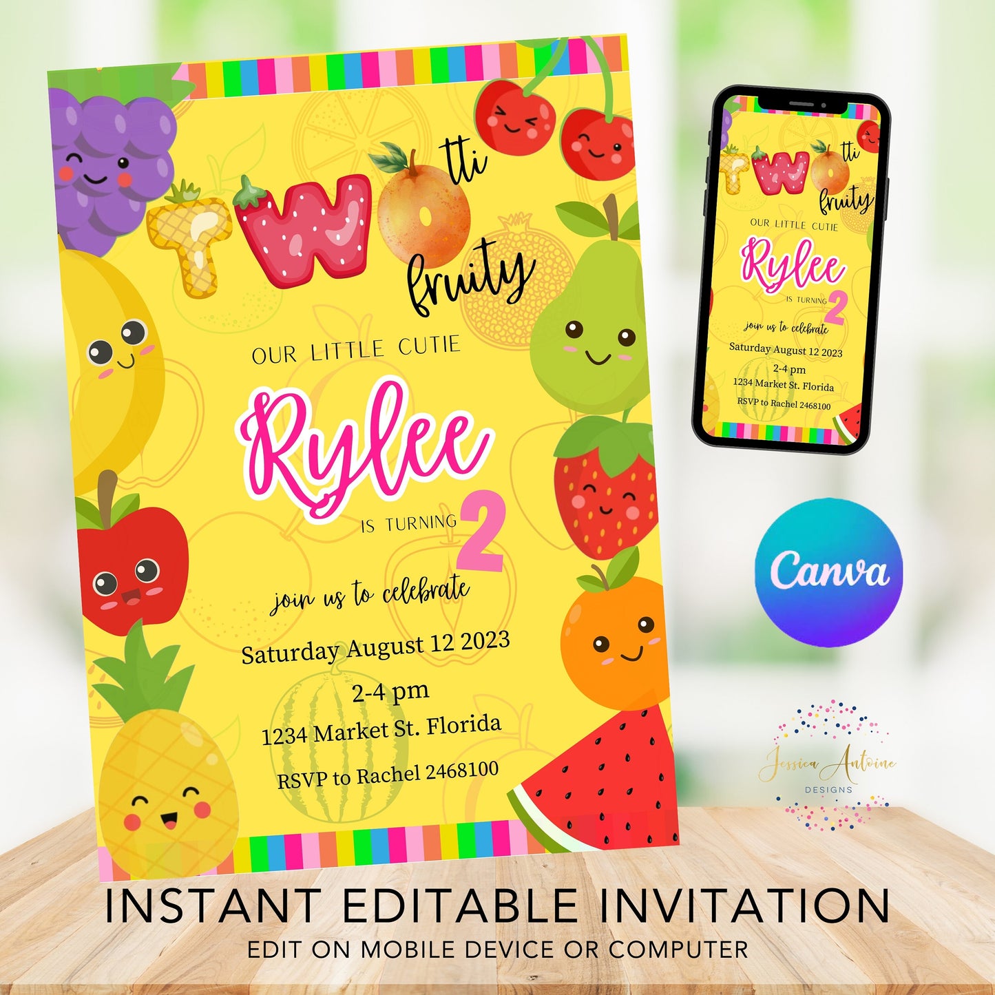 Tutti Fruity Invitation