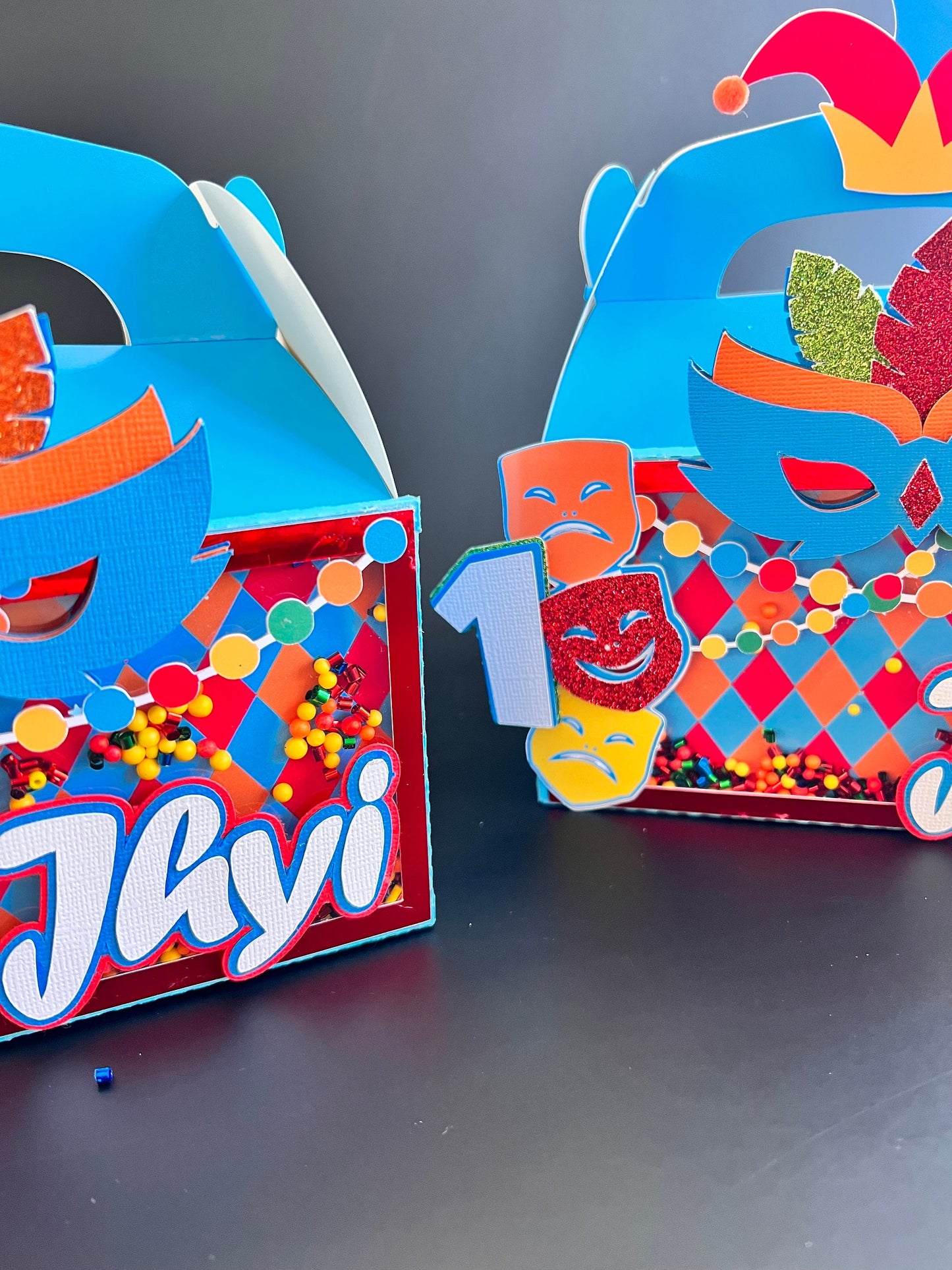 Mardi Gras Favor Box