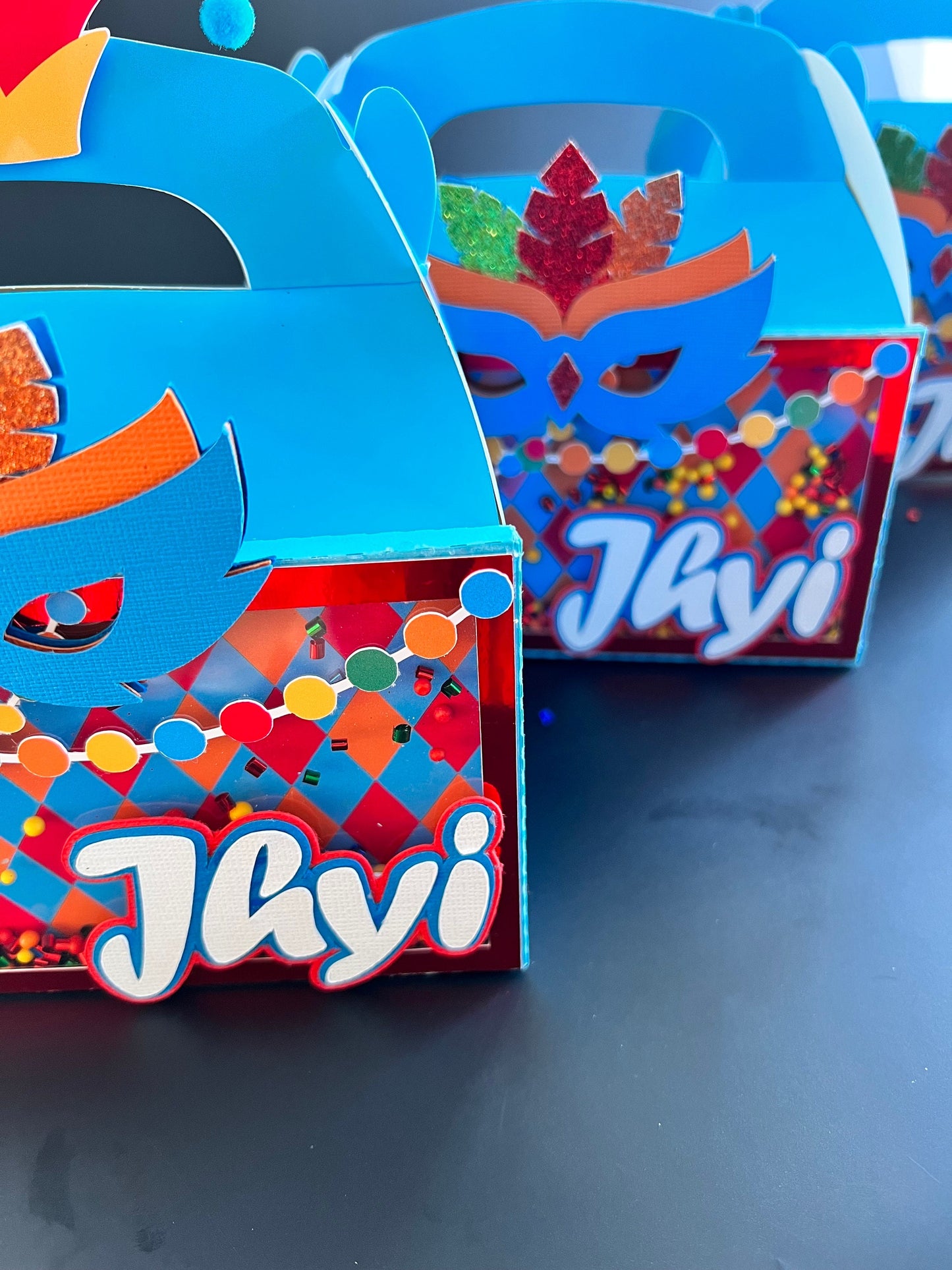 Mardi Gras Favor Box