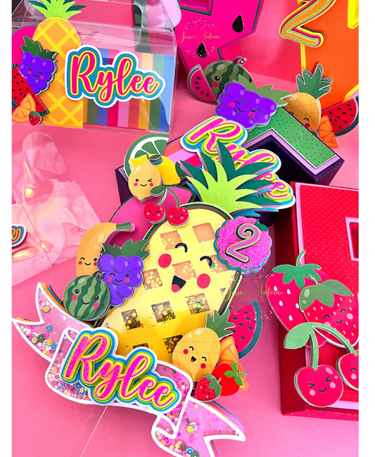 Tutti Fruity Cake Topper