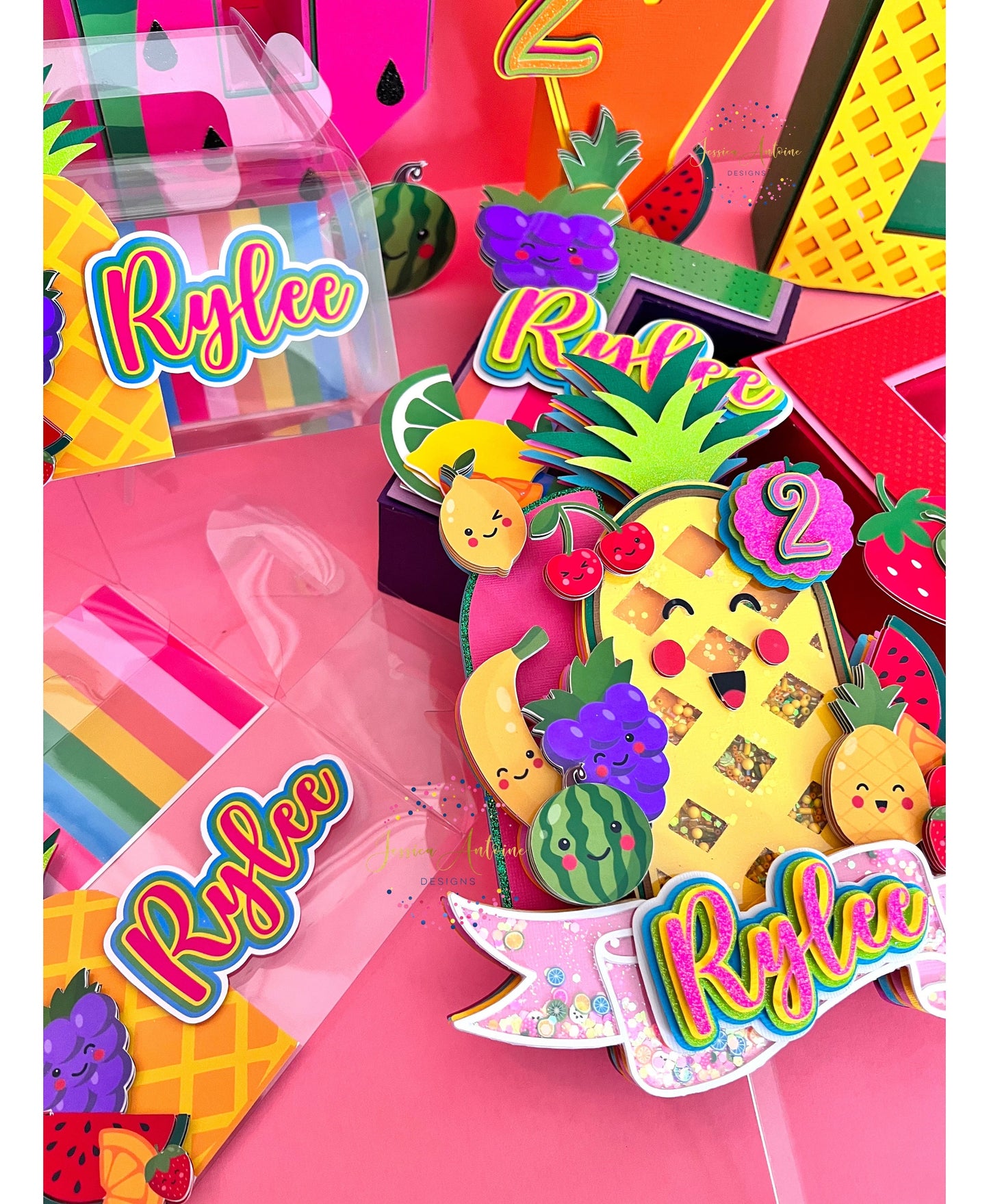 Tutti Fruity Cake Topper