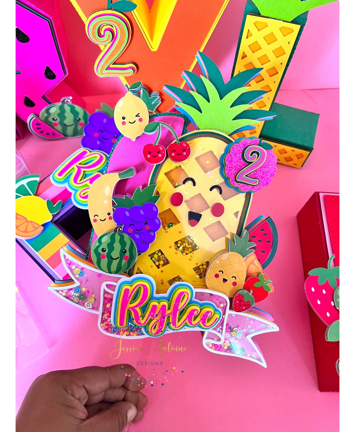 Tutti Fruity Cake Topper
