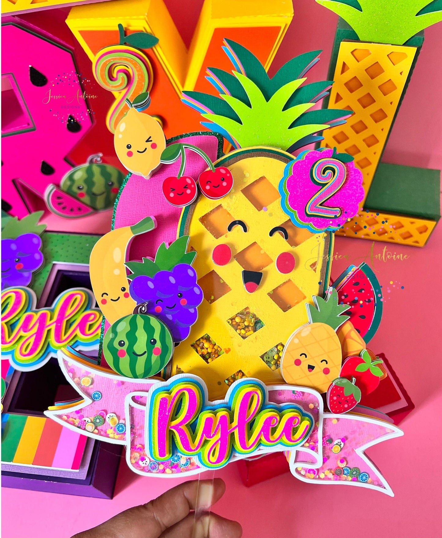 Tutti Fruity Cake Topper