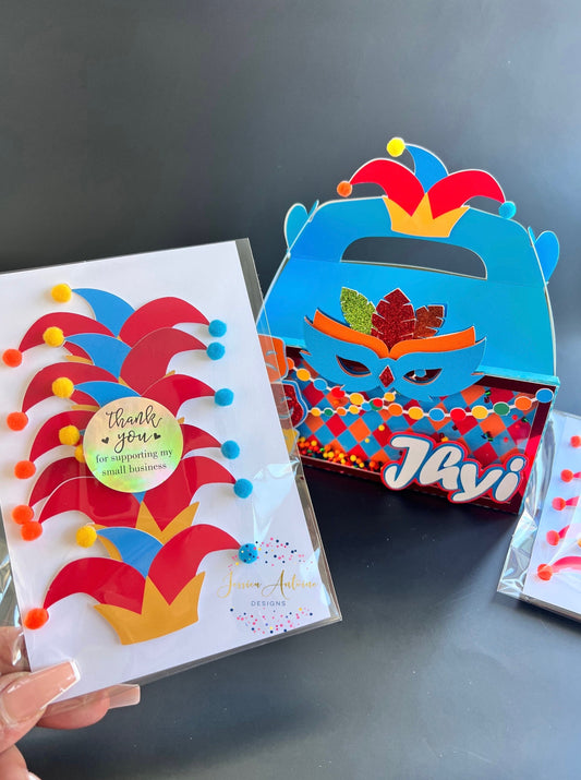 Mardi Gras Favor Box