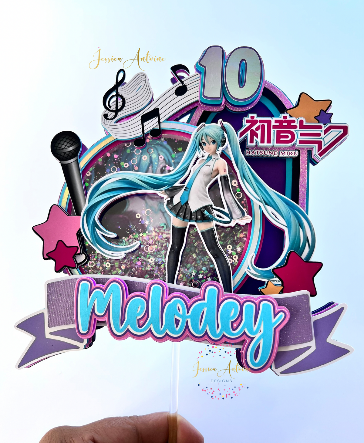Hatsune Miku Cake Topper