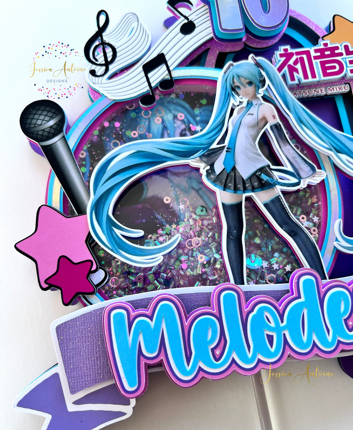 Hatsune Miku Cake Topper