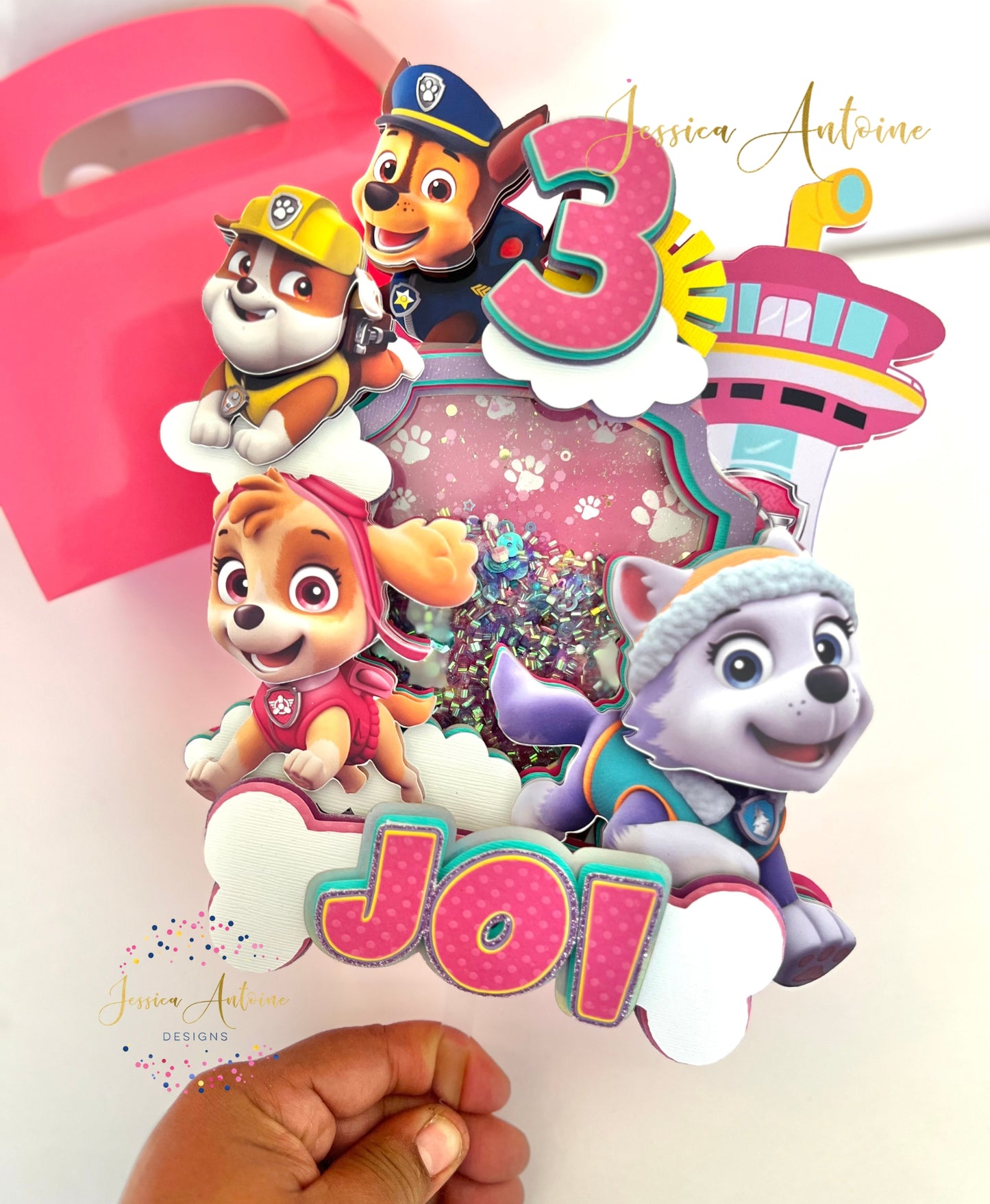 Paw Patrol Shaker Cake Topper