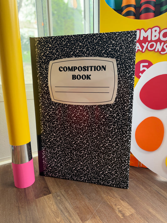 3d Oversized Notebook