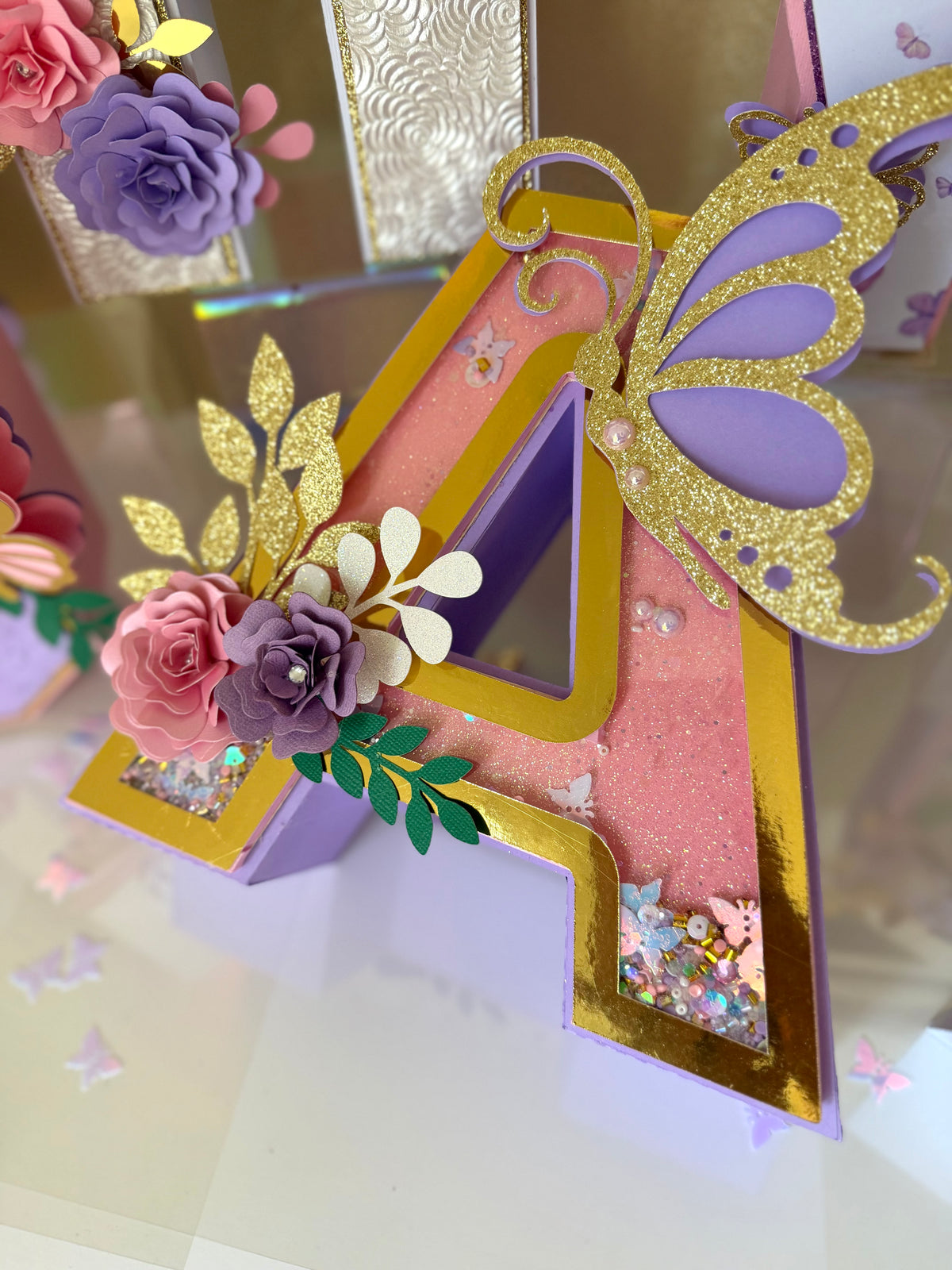 Butterfly 3D Letters
