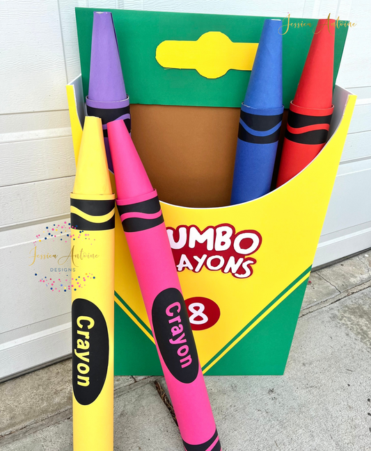 Oversized Crayon Props