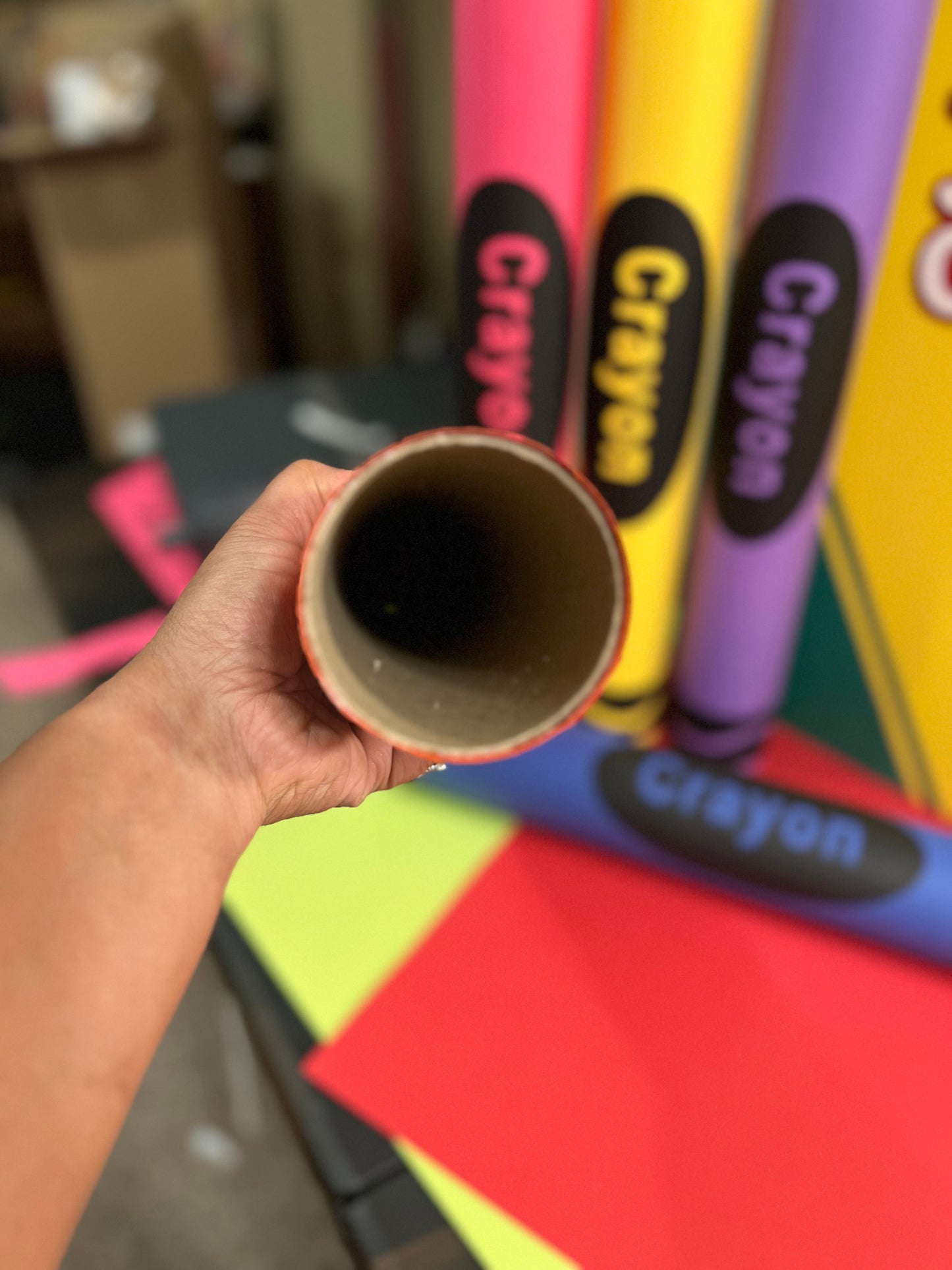 Oversized Crayon Props