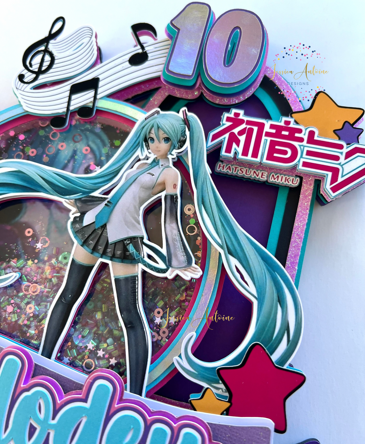 Hatsune Miku Cake Topper