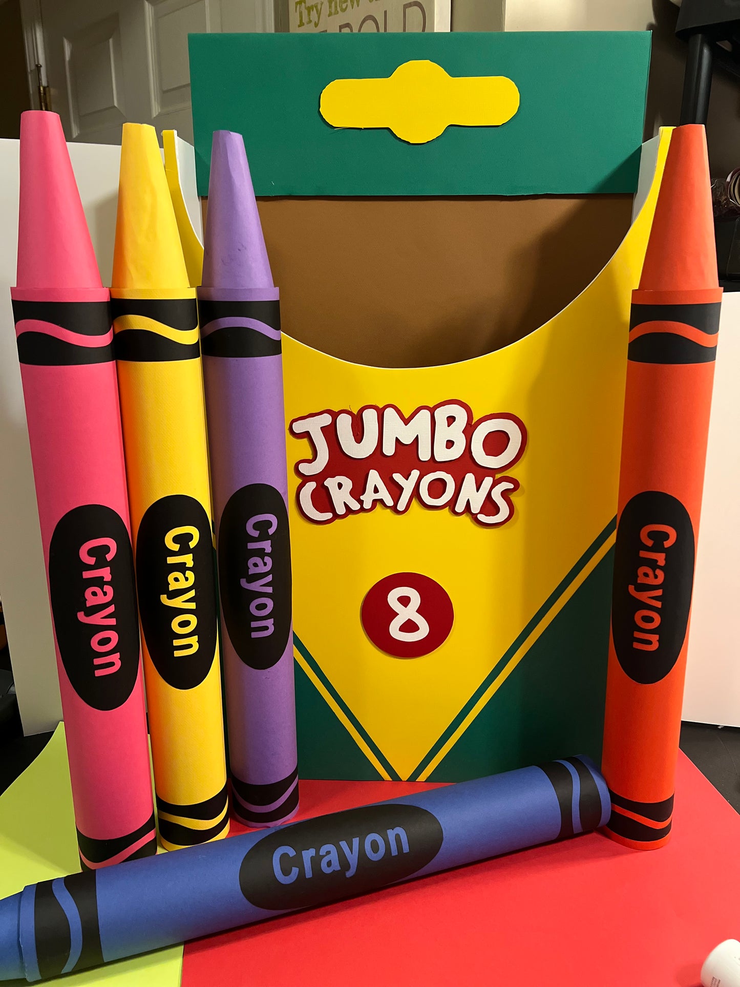 Oversized Crayon Props