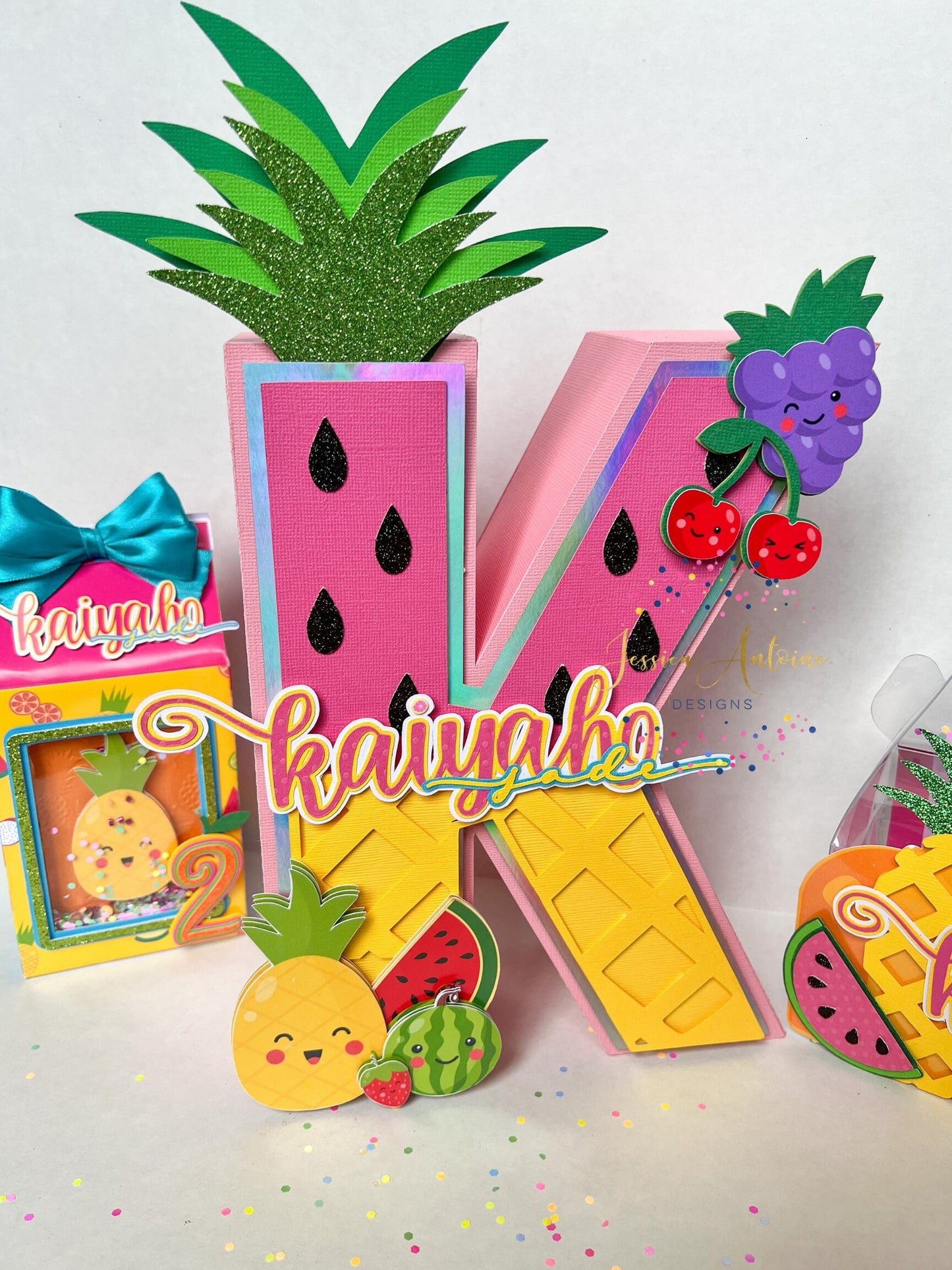 Fruit 3d Letters - Fruit Party Letters