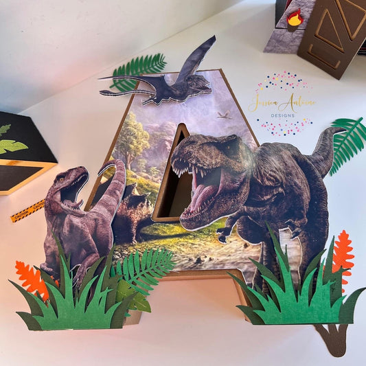 Jurassic Park 3d Letters - Dino Party Letters