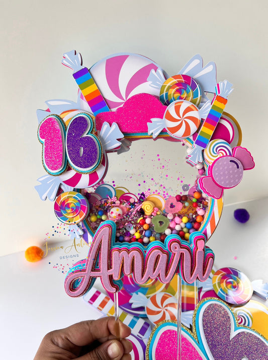 Candy Cake Topper - Candy Cake Topper