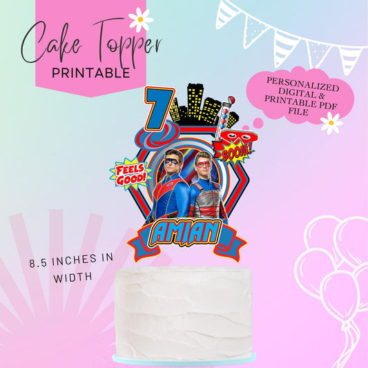 Henry Danger Digital Cake Topper - Made to Order- Printable Cake Topper