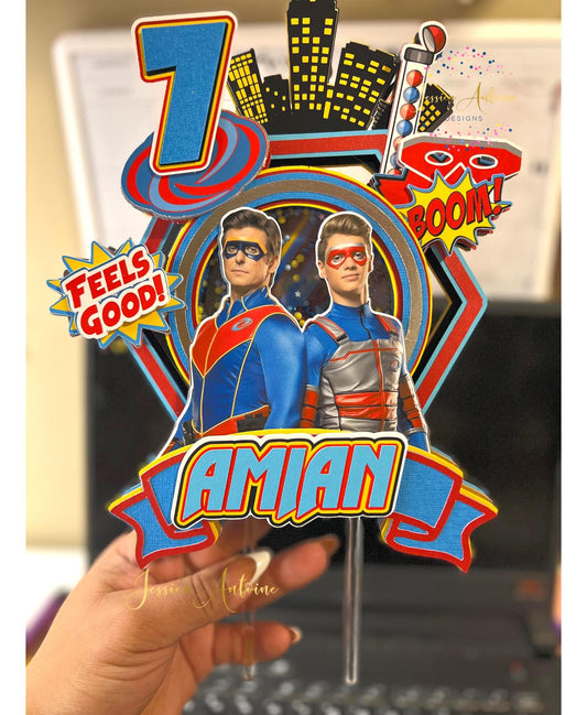 Henry Danger Shaker Cake Topper - Henry Danger Custom Cake Topper